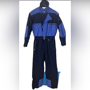 Bogner ski Snow Suit Belted One-piece Womens Size USA 8 Medium /EU 38